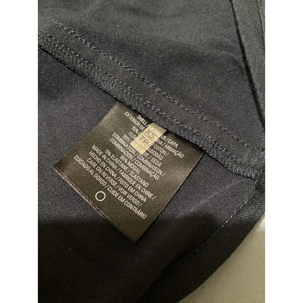 Elie Tahari Navy Blue Silk Cotton Blend 3/4 Sleeve Button Up Blouse XS - Picture 5 of 8